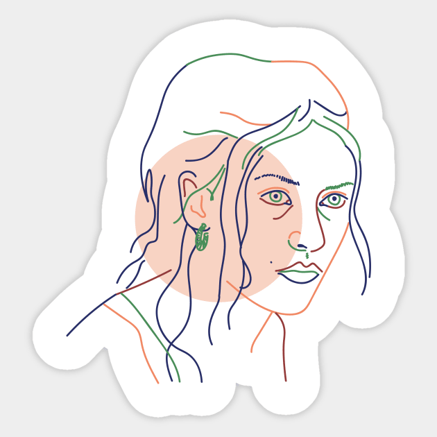 Clementine Kruczynski Sticker by nouvellecollage